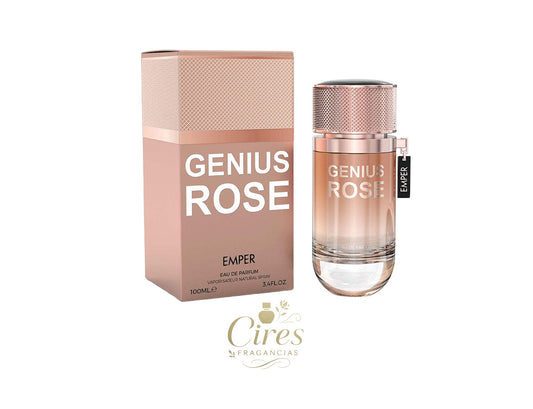 Emper Genius Rose Eau de Parfum para Mujer – 3.4 FL OZ (100 ml)